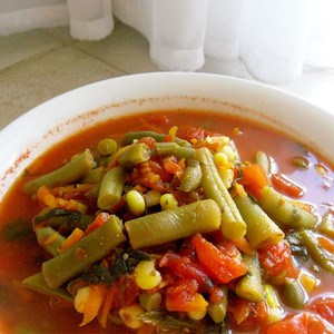 Carob Cherub Pic 3 - View this wholesome and healthy recipe for Ready Freddy Vegetable Soup on carobcherubcom