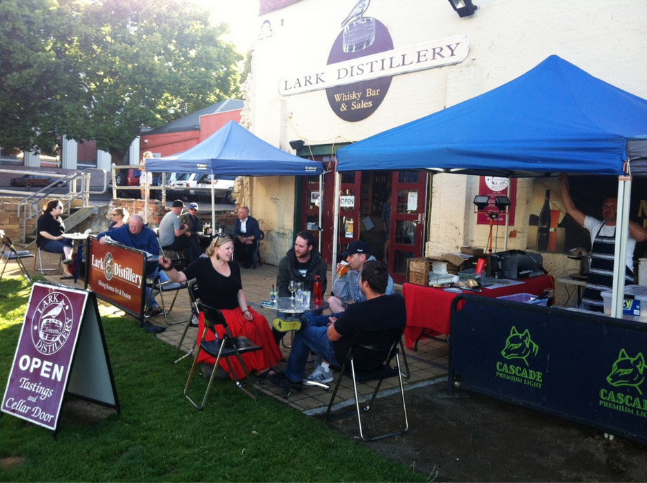 Lark Distillery Pic 1 - Outside on the lawn great