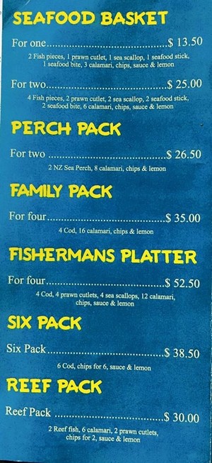 Wynnum Plaza Seafood Pic 3 - Some of our takeaway meals