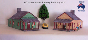 Rakem Emporium Pic 2 - HO Scale Country Style Houses Building Kit Designed Printed By Rakem Emporium