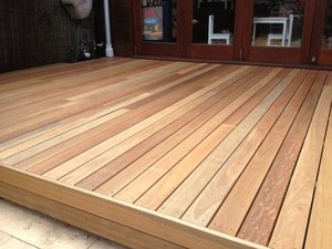 Timber Decking Alexandria: Fisher Building Pic 3