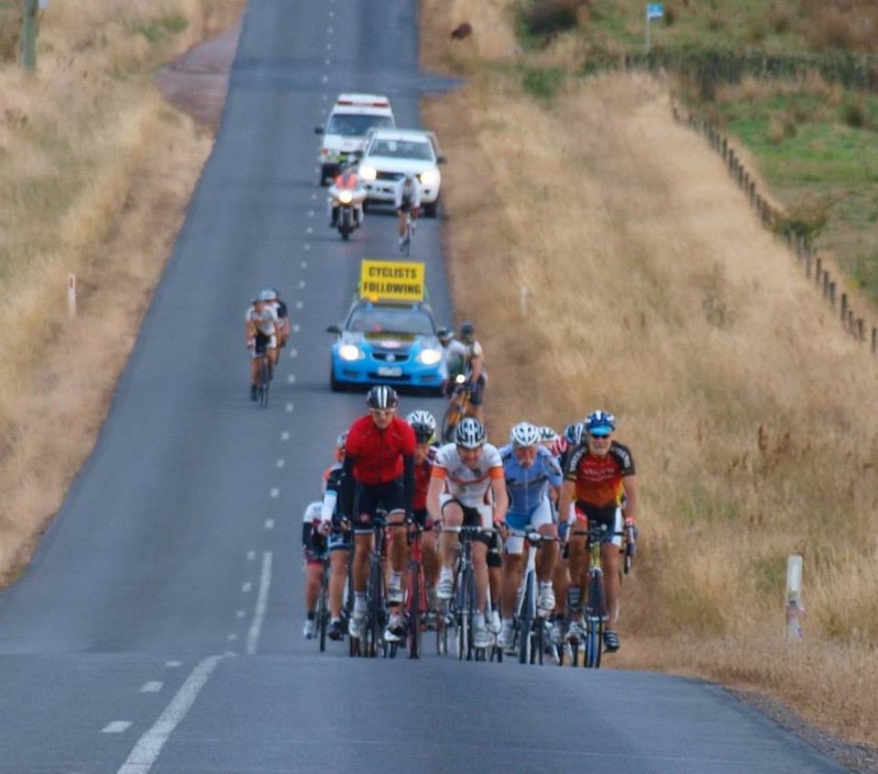 Nic's Cradle Challenge Inc. Pic 1 - Riders on the way in 2015