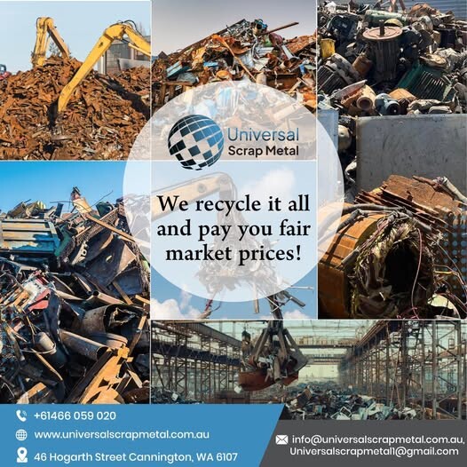 Metal Scrap Recycling in Cannington | Scrap Metal Services in Perth WA | Universal Scrap Metal Pic 1