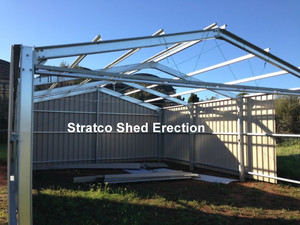 ManToolsUte.com Pic 5 - Stratco Shed Erection Aldinga Beach SA