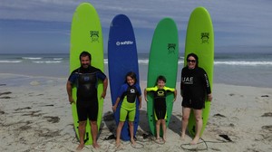 Beach Sand & Land Tours Pic 4 - Family Surfing Fun