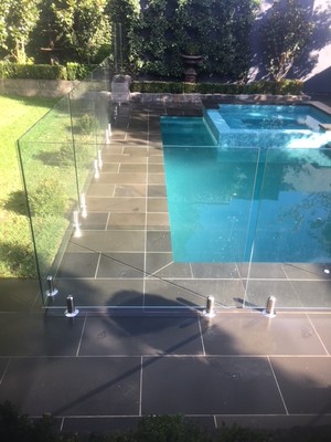 Guard Industry Pic 4 - Enhance bluestone sealer around pool