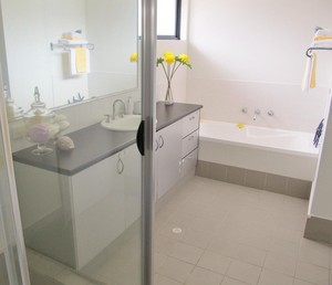 Mr Home Staging Pic 4 - Modern fresh summeryellow bathroom