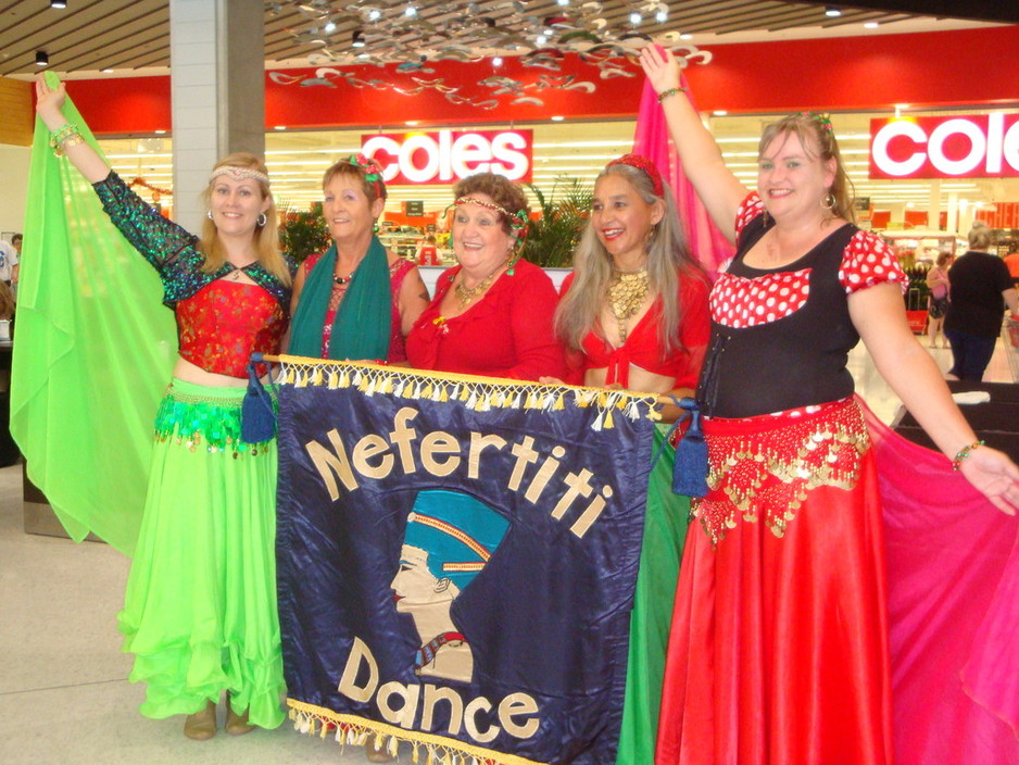 Nefertiti Multicultural Dancers Pic 1 - Nefertiti Multicultural Dancers performing at Stocklands Shopping Centre