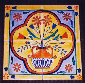 Margan Tile Design Pic 2 - floral art