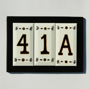 Margan Tile Design Pic 3 - house numbers