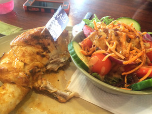 Nando's Pic 5 - Chicken and side salad