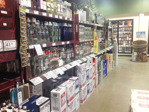 Dan Murphy's Pic 3 - Loaded shelves vodka aisle