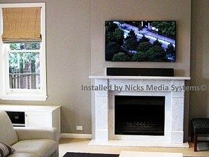 Nicks Media Systems Pic 2 - An elegant TV with sound bar