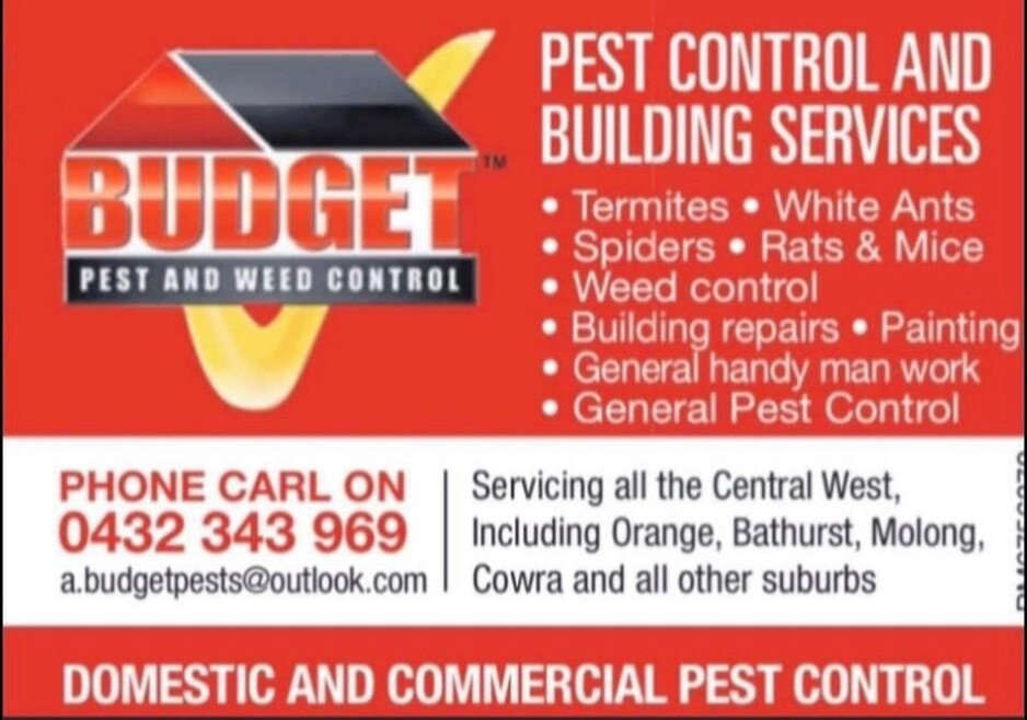 Jim's Pest Australia Pic 1 - BUDGET PEST CONTROL BUILDING REPAIRSOur trade mark our services have been around now for over 35 years we now service Bathurst and all surrounding areas with pride we give the safest most effective pest control eradication services available