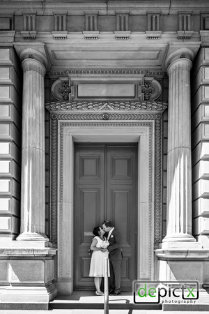 Depictx Photography Pic 2 - Bride and groom at Old Treasury Building