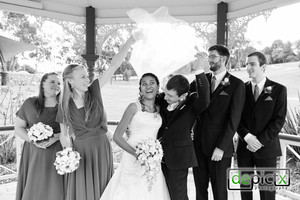 Depictx Photography Pic 3 - Theres always fun to be had photographing a bride when the wind catches the veil