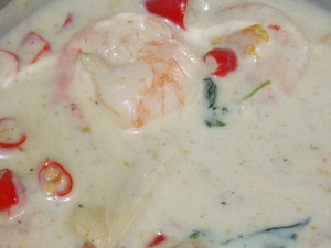 Krua Thai Pic 3 - Yummy Thai Green Curry with Prawns