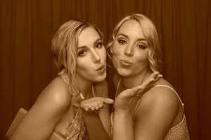 Adept Photo Booths Pic 2 - Vintage Sepia functionality available at the touch of a responsive touch screen Adept Photo Booths