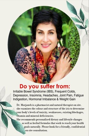 Dr Marjaneh Malihi, Naturopath, Iridologist Pic 3