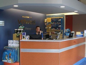 Vetwest Animal Hospital Pic 2 - Our reception where we greet our visitors