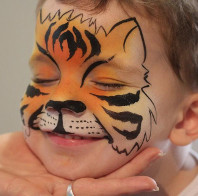 Coast Face Painting Pic 3 - Cute little Tiger cub