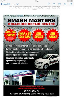 Smash Masters Collision Repair Centre Pic 3