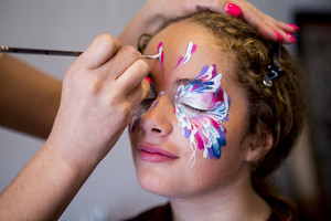 We Love Face Painting! Pic 2 - Butterfly face painting in love with this one