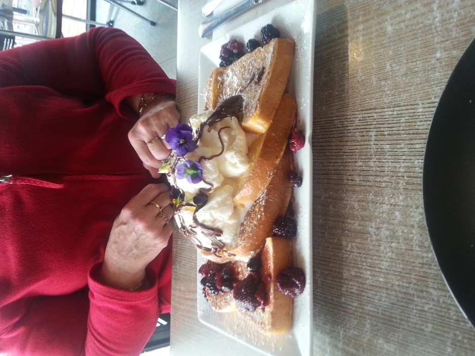 Degani Pic 2 - Almost too pretty to eat monster serve of French Toast