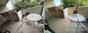 ServTown Pic 5 - balcony cleaning before after photo