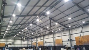 Rylec QLD Pty Ltd Pic 3 - After photo of existing factory where we upgraded to new LED high bay fitting saving the customer 90000KW hours annually