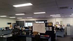 Rylec QLD Pty Ltd Pic 4 - Replaced existing fluro fittings with new LED panel lights consuming 50 of the original lighting consumption