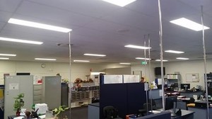 Rylec QLD Pty Ltd Pic 5 - Replaced existing fluro fittings with new LED panel lights consuming 50 of the original lighting consumption