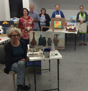 Tracey's Art Classes Pic 4 - At the evening class