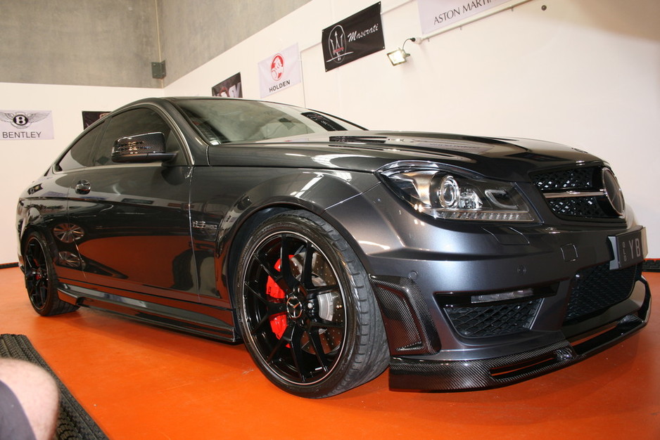 Coastal Auto Restoration Services Pic 1 - AMG C63 Black with the OptiCoat Pro treatment