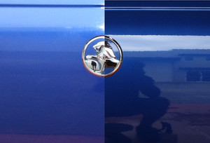 Coastal Auto Restoration Services Pic 4 - Before after on a VZ Storm Ute paint correction