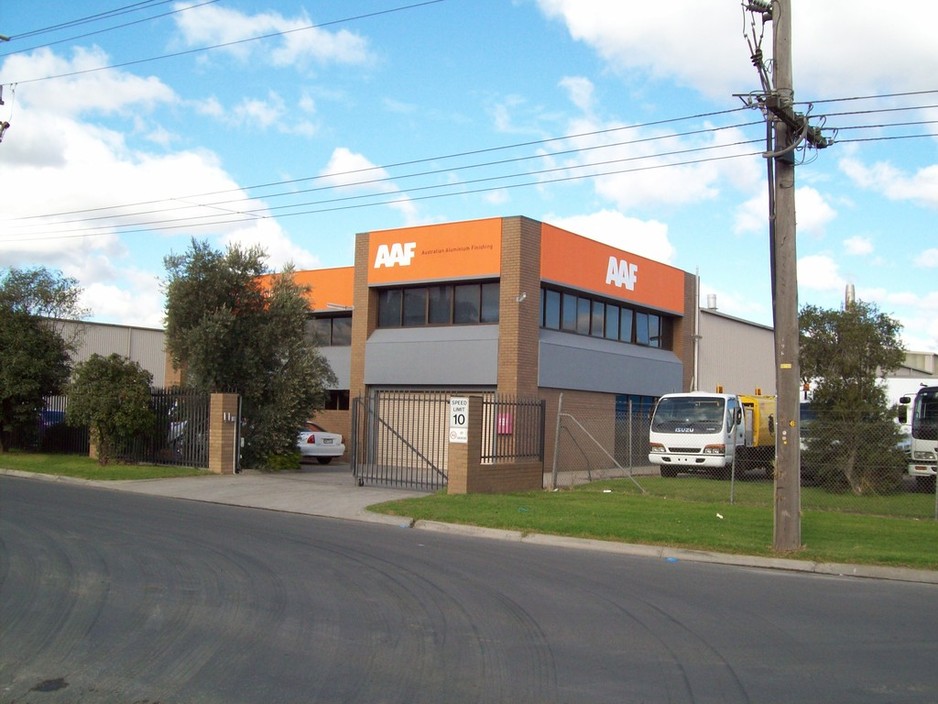 Australian Aluminum Finishing Pic 1 - AAF Dandenong Anodising Powder Coating