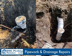 RMC Plumbing Services Pic 4 - Drainage Pipe repairs