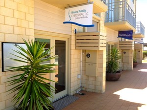 Waters Family Chiropractic Pic 3 - Front of the Clinic along Mandurah Terrace