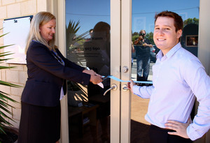 Waters Family Chiropractic Pic 4 - Opening Day with Mayor Marina Vergone