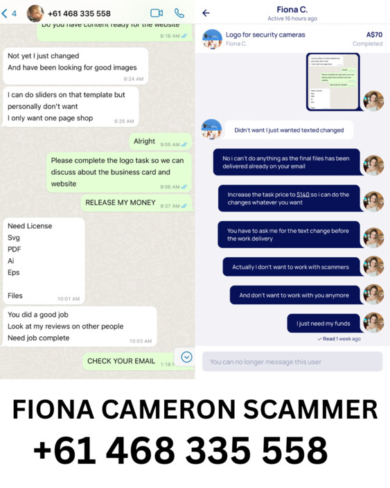 Caterer Gold Coast Pic 1 - I had the most horrendous experience dealing with Fiona Cameron who poses as a bond cleaner in Brisbane but her deceitful behavior extends beyond her cleaning services She recently initiated a project through Airtasker claiming to be starting a new bu