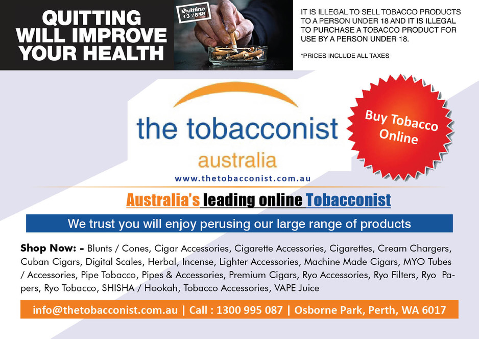 The Tobacconist Pic 1 - Australias leading online tobacconist We are an online Tobacco Store Offering the most competitive Wholesale Prices on the market and supply the best quality tobacco products