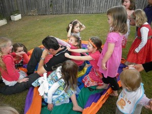 Cheeky Monkeyz Pty Ltd Pic 2 - Birthday party Game Parachute