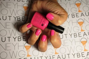 Honey Glow Beauty Pic 2 - CND Shellac Colour Hot Pop Pink