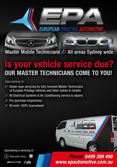 EP Automotive - Mercedes and BMW Mobile Mechanical Services Pic 2 - Mercedes Benz and BMW Mobile Service and Repairs in Sydney We come to you