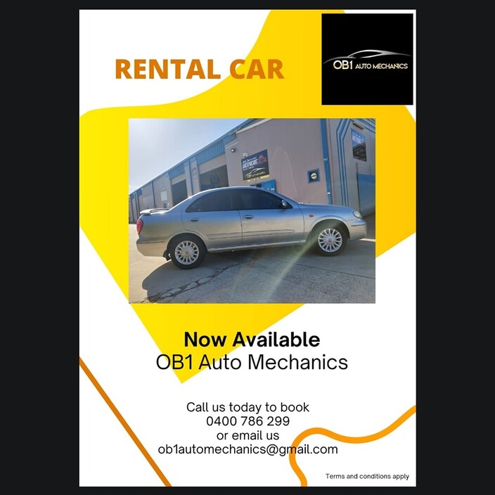 OB1 Auto Mechanics Pic 1 - We offer a rental car service for a day while your car is being serviced or long term Contact us today