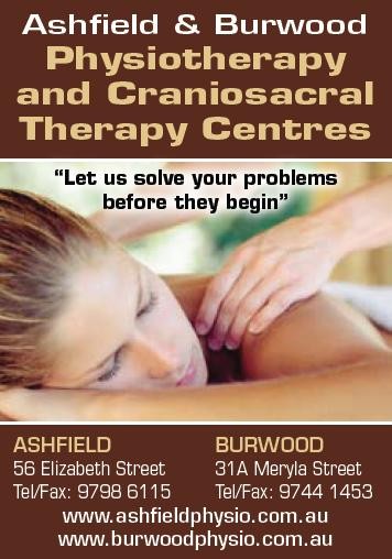 Ashfield Physiotherapy Centre Pic 1 - Inner West Weekly newspaper ad