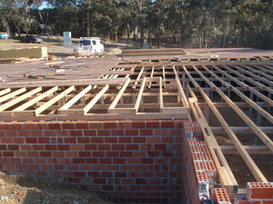 M C Carpentry Pic 2 - house frame in plenty