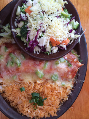 Montezuma's Pic 3 - Seafood enchilada