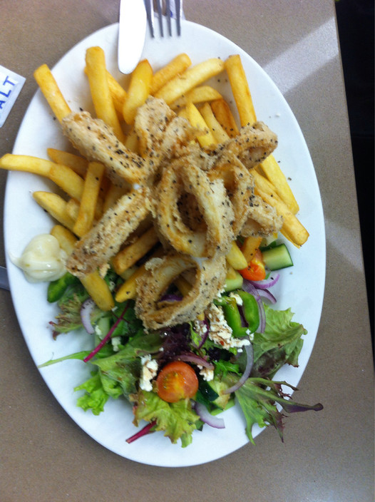 Kitchen Express Pic 1 - The calamari yum Not over cooked like other places