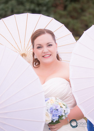 Crosbie Photography Pic 3 - Japanese parasols make great props for your wedding day